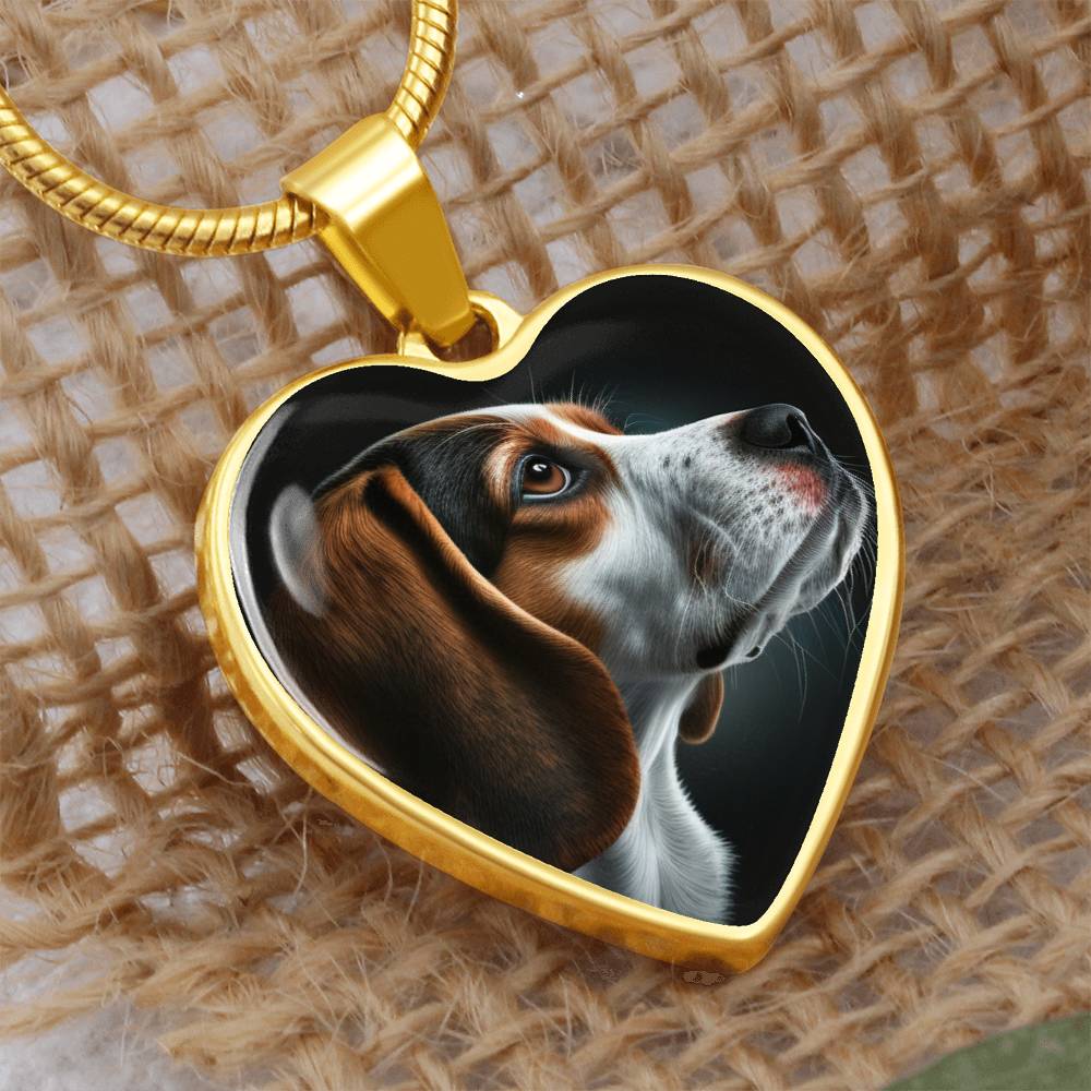 Title: Beagle Necklace, Dog Mom Gift, Personalized Pet Memorial Jewelry, Custom Dog Portrait Necklace, Beagle Lover Gift, Pet Loss Gift