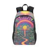 Enchanted Forest Sunset: Psychedelic Hippie Backpack - Cranberry Lake Design Co.  #