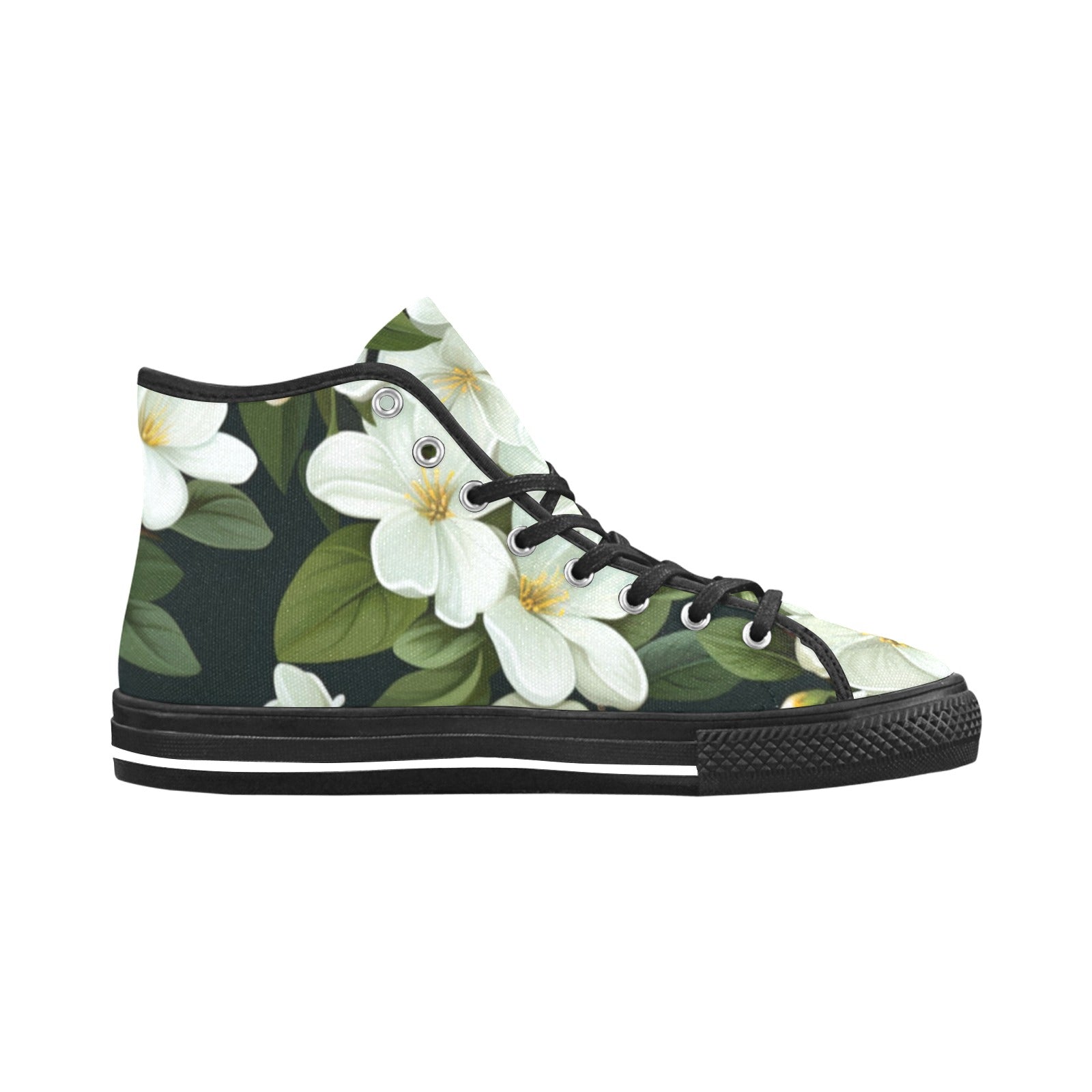 Blooming Magnolia High-Top Sneakers - Cranberry Lake Design Co.  #