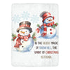 Cranberry Lake Designs Christmas Snowman Ultra-Soft Micro Fleece Blanket 60" x 80"