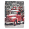 Cranberry Lake Designs Christmas Truck Ultra-Soft Micro Fleece Blanket 60" x 80"