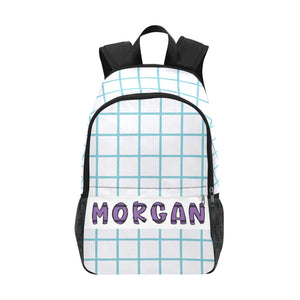 Grid It Out: Personalized Crayon Grid Backpack - Cranberry Lake Design Co.  #