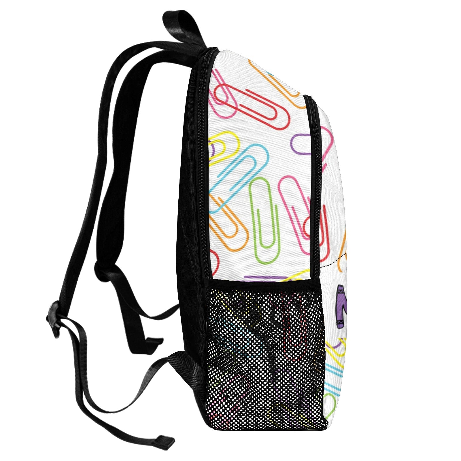 Clip This! Personalized Paperclip Crayon Backpack - Cranberry Lake Design Co.  #