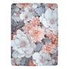 Beautiful Blush Flower Blanket - Twin Size, Adds a Touch of Romance