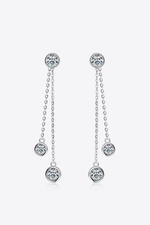 2.6 Carat Moissanite 925 Sterling Silver Earrings