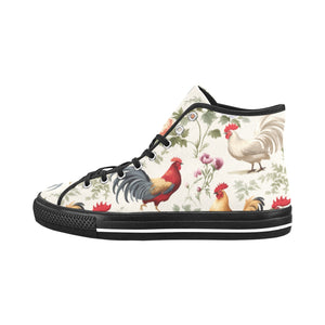 Barnyard Chic High-Top Canvas Shoes - Cranberry Lake Design Co.  #