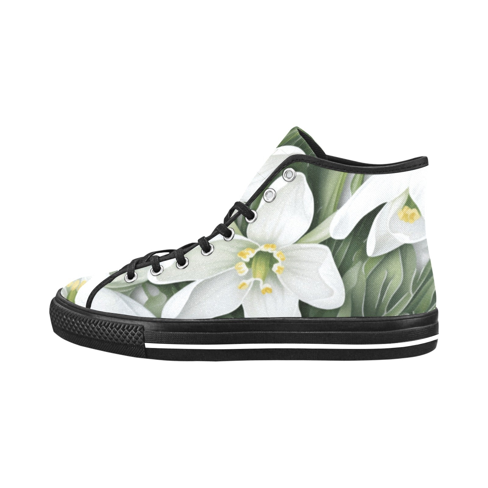 Cranberry Lake Designs Vancouver High Top Canvas Sneakers - Cranberry Lake Design Co.  #