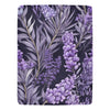 Lavender Sprigs Fleece Blanket | Ultra-Soft Micro Fleece | Floral Throw Blanket | 60x80 | Ships from USA