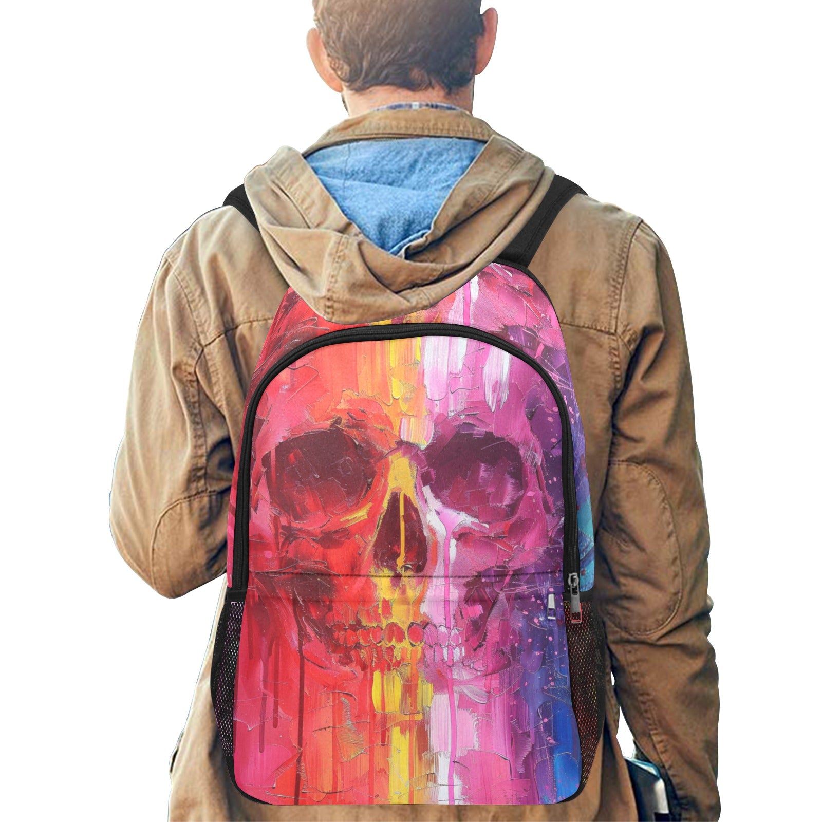 Kids Rainbow Skull Backpack | Colorful and Fun School Bag - Cranberry Lake Design Co.  #