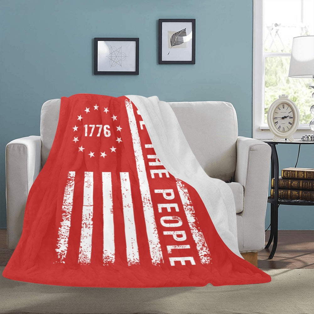 Political Socialism Distancing Since 1776 Ultra-Soft Micro Fleece Blanket