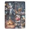 Christmas Wonderland Blanket - Festive Holiday Scenes Throw - Soft Plush - 60x80