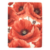 Red Poppy Fleece Blanket | Ultra-Soft Micro Fleece | Floral Throw Blanket | 60x80 | Ships from USA