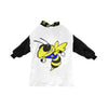 Harrison Hornets Plush Blanket Hoodie - Cranberry Lake Design Co.  #