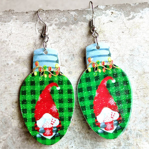 Christmas Themed Acrylic Dangle Earrings