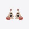 Ghost Rhinestone Alloy Earrings