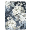 Soft & Cozy Blue Floral Throw Blanket - Perfect for Twin Beds