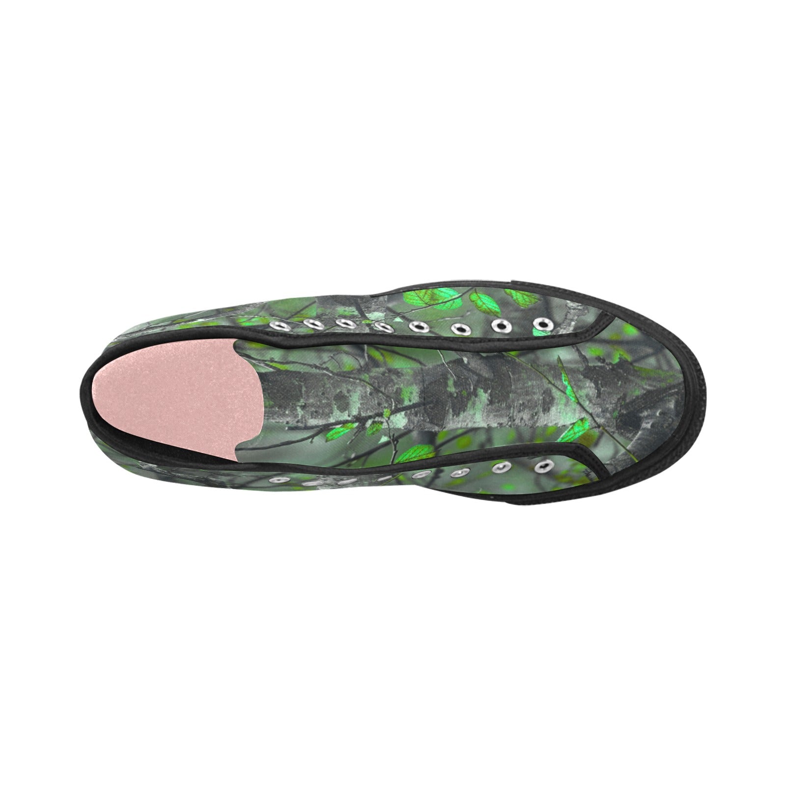 Cranberry Lake Designs Vancouver Green Camo High Top Canvas Women's Shoes - Cranberry Lake Design Co.  #