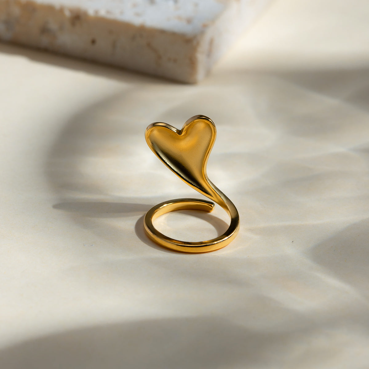 Stainless Steel Heart Bypass Ring