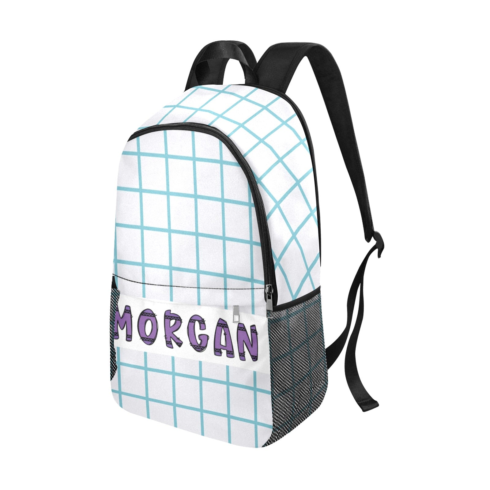 Grid It Out: Personalized Crayon Grid Backpack - Cranberry Lake Design Co.  #