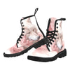 Pink Wolf & Smoke Women's Lace Up Canvas Boots - Cranberry Lake Design Co.  #