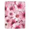 Pink Cosmos Flower Blanket | Floral Fleece Blanket | Ultra-Soft Micro Fleece | Cozy Throw | 60x80